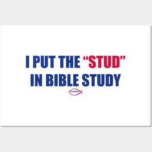 Put the Stud in Bible Study Posters and Art